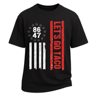 Let’s Go Taco 86 47 Flag Tee