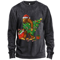 Bigfoot Weihnachtslichter Langarmshirt
