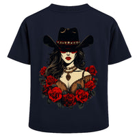 Cowgirl Rose Tattoo Graphic Tee