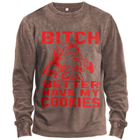 Santa Cookies Funny Christmas Long-Sleeve T-Shirt