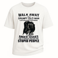 Grumpy Old Man Anger Issues Graphic Short-Sleeve T-Shirt