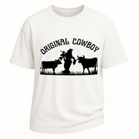 Original Cowboy Western Cattle Graphic T-shirt